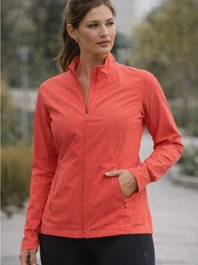 Lululemon Coral Lightweight Running Jacket Zip Up Athletic Size 12